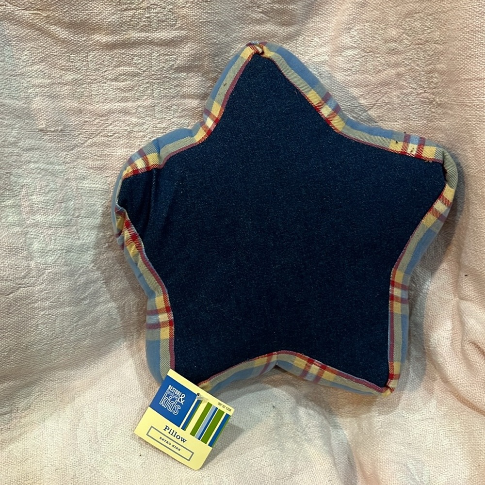 Restore & Restyle Blue Denim Accent Pillow